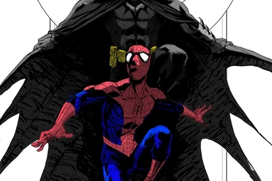 Batman And Spiderman Paint By ChewyDraws On DeviantArt