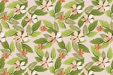 Flowers Wallpapers Pattern Vector Art & Graphics
