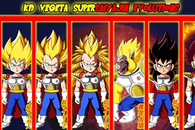 Kid Vegeta Supersaiyajin Evolutions Computer Wallpapers, Desktop ...
