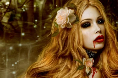 1440x900 Fantasy Girl   Bloody Desktop PC And Mac Wallpapers