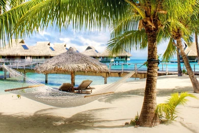 Tropical Beach Resort HD Desktop Wallpapers : High Definition ...