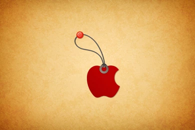 Red Apple With Yellow Backgrounds Wallpapers   2560x1600   938602