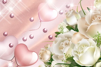 Wallpapers Valentine Roses Pin Hearts Heart Love On Pinterest ...