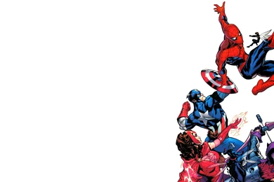 Spider man Captain America White HD Wallpaper,cartoon/comic HD ...