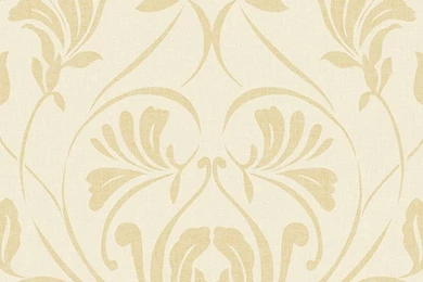 Casablanca Damask Wallpapers In Gold By Ronald Redding For York ...