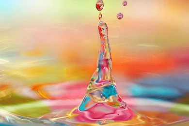 Beautiful Colorful Water Drops HD Wallpapers   StylishHDWallpapers