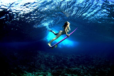 Wave Surf Girl On Pinterest