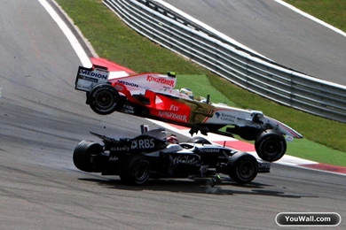 YouWall   F1 Car Crash Wallpapers   Wallpaper,wallpapers,free ...