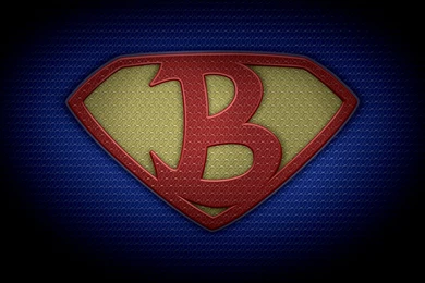 The Letter B In The Style Of “Man Of Steel” – Color Texture ...