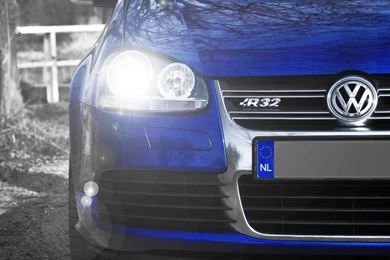 Volkswagen Golf R32 Blue HD Desktop Wallpapers : Widescreen : High ...
