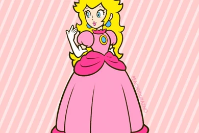 The Princess Is In Another Blog   Princess Peach 2D Artwork ...