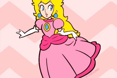 The Princess Is In Another Blog   Princess Peach 2D Artwork ...