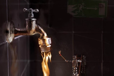 Fire Water 3D Burn   HD Wallpapers Widescreen   1024x768