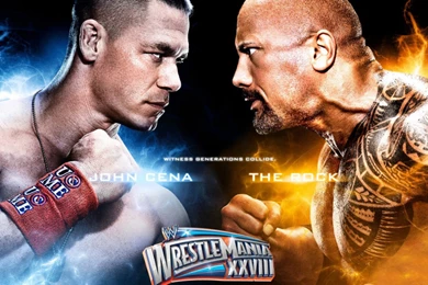 John Cena And Rock Wrsler HD   Top Wallpapers HD