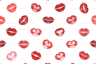 Kisses Fabric, Wallpapers & Gift Wrap   Spoonflower