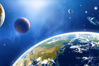 The Solar System, Planet, Earth, Saturn, Jupiter, Space, 1920x1200 ...