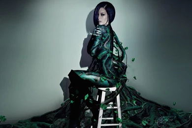 Wallpapers Model Green Trees Digital Art 1920 X 1080 Digital ...