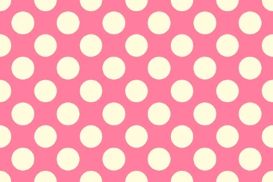 Pink Bubble Gum Dot Fabric   Bellamarie   Spoonflower