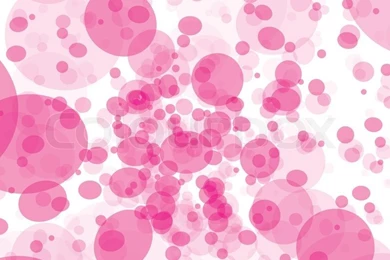 Abstract Bubble Backgrounds With Pink Transparent Designed Pattern ...