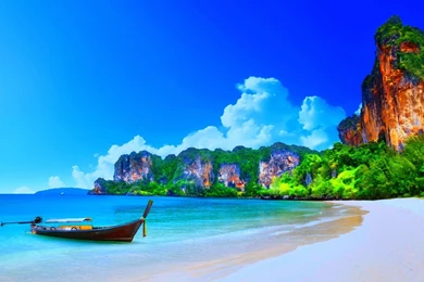 Ao Nang Beach Landscape Thailand Wallpapers HD For Desktop