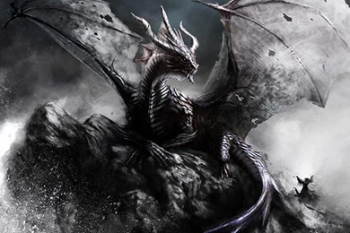 Download Elder Dragon Wallpapers To Your Cell Phone Dark, Dragon ...