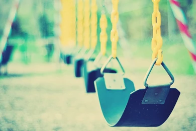 Download Wallpapers 2560x1440 Swing, Light, Colorful, Nostalgic Mac ...