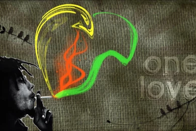 Wallpapers Smoke Weed Marley One Love Bob Hallu Herb Lsd 1280x800 ...