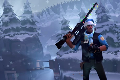 Team Fortress 2   Jolly Sniper In Winter Paradise By TonyC445 On ...
