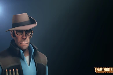 DeviantArt: More Like Wallpapers   BLU Sniper By DatDrunkenSoldier