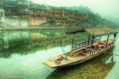 Litte Boat China Wallpapers