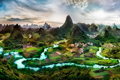 Li River Guangxi Zhuang China Wallpapers