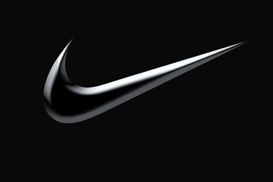 NIKE LOGO BLACK WALLPAPER   (