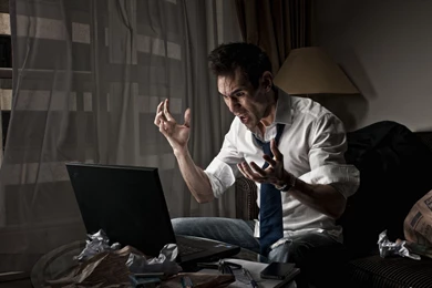 Download Wallpapers 3840x2400 Man, Notebook, Despair, Cigarettes ...