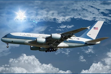 Wallpapers A380   Air Force One   USAF (CS4)