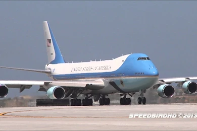 USAF 'Air Force One' Boeing 747 2G4(B) [92 8000] At LAX   YouTube
