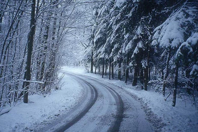 Desktop Wallpapers: Winter Road Desktop Wallpapers