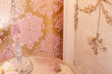 Design Reveal: Pink, Gold, Ivory Baby Girl's Nursery