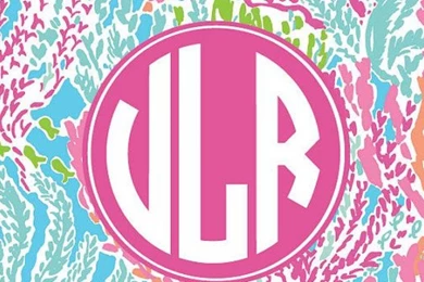 Lilly Pulitzer Iphone Wallpapers With Monogram