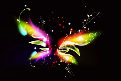 Abstract Backgrounds Colors Lights Stars Wallpapers Butterfly ...