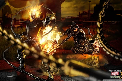 Marvel Vs Capcom 3   Ghost Rider HD Desktop Wallpapers : Widescreen ...