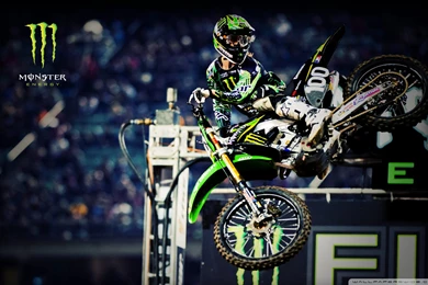 High Resolution Kawasaki Dirt Bike Monster Energy Wallpapers HD 7 ...