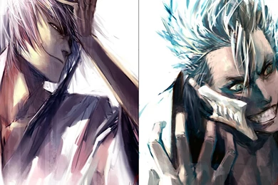 Aizen Sousuke Bleach Espada Grimmjow Jaegerjaquez Ichimaru Gin ...