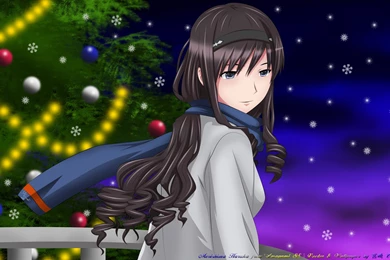 Merry Xmas And Happy New Year   Amagami SS Wallpapers   HD ...