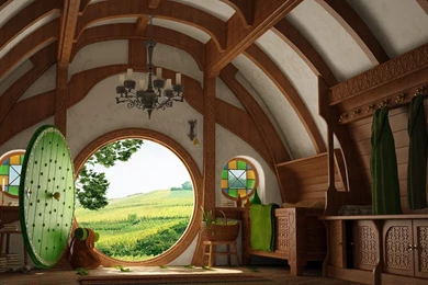World: Hobbit House Wide Resolution For High Resolution HD 16:9 ...