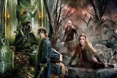 The Hobbit: The Battle Of The Five Adventure Movie HD Desktop ...