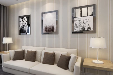 Aliexpress.com : Buy Striped Apartment Wallpapers Modern TV ...