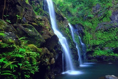 Island Falls, Maui, Hawaii Wallpapers   Hawaii   Cities