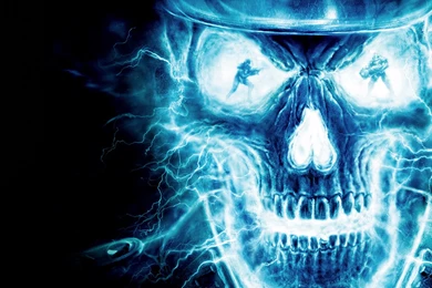Blue Skull Nexus 5 Wallpapers (1920x1080)