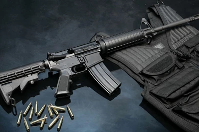 AR 15 Rifle Wallpapers 08, HD Wallpapers Downloads