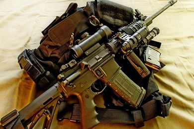 AR 15 Rifle Wallpapers 05, HD Wallpapers Downloads